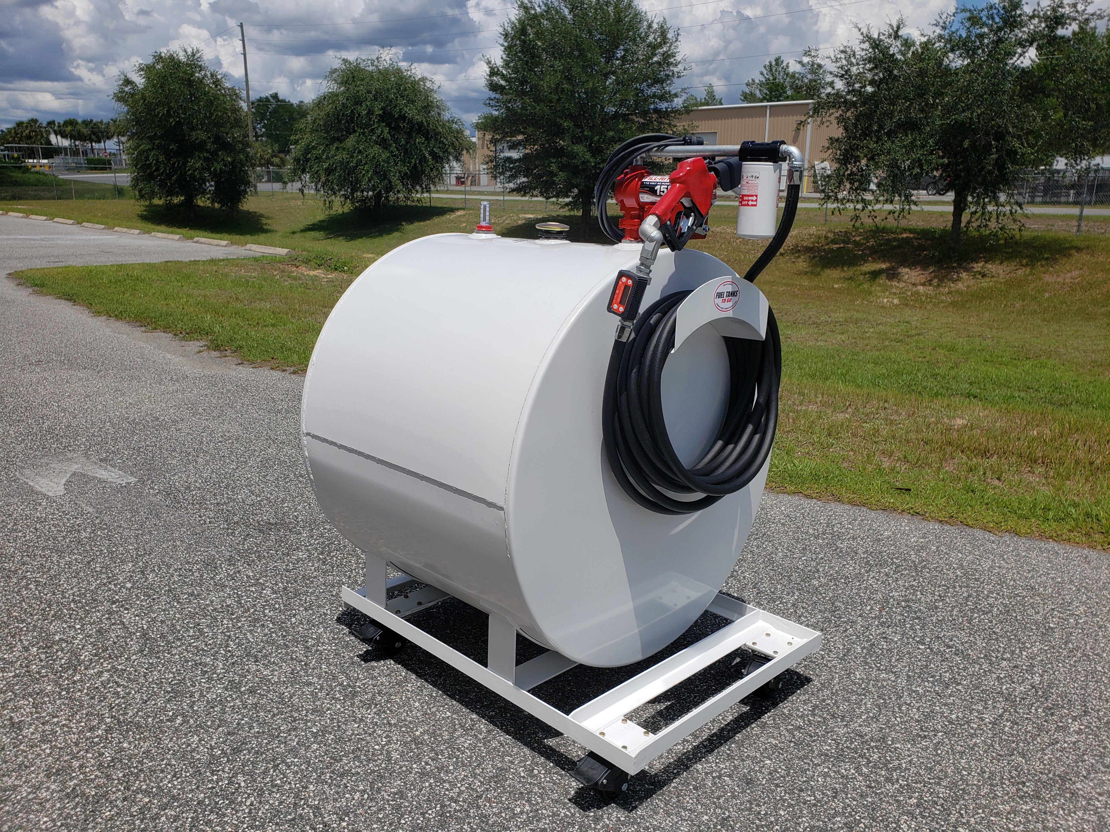 Fuel Tank on Caster Wheels