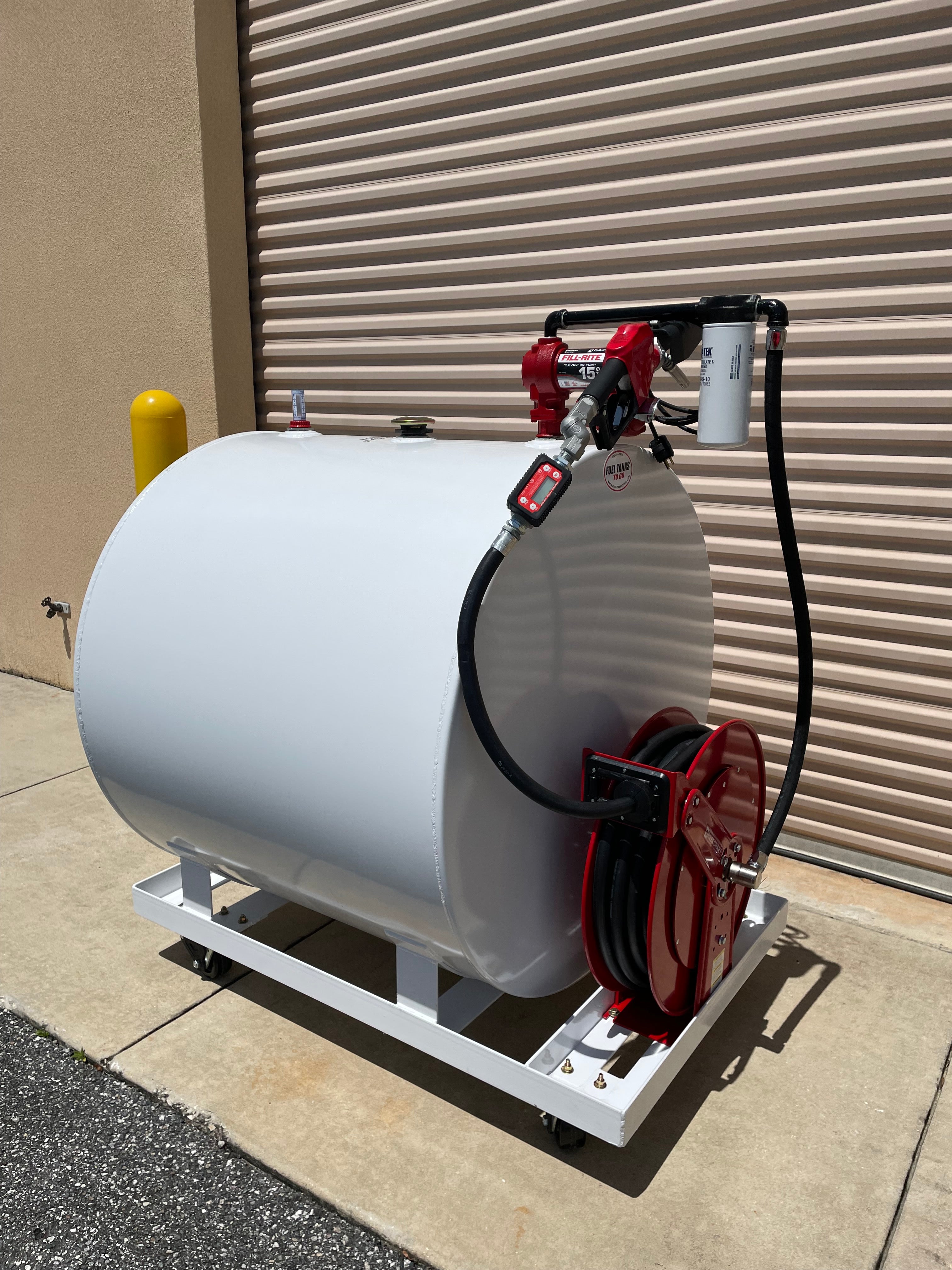 Fuel Tank on Caster Wheels